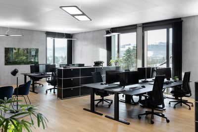 Sistemas de bandas verticales, SG 2960, Colorama 2, Office, Bern, Switzerland